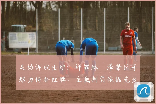 足协评议出炉:详解韩镕泽禁区手球为何非红牌,主裁判罚依据充分
